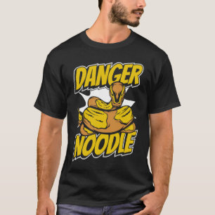 T-shirt Propriétaire de serpent Danger Noodle Snake Banan