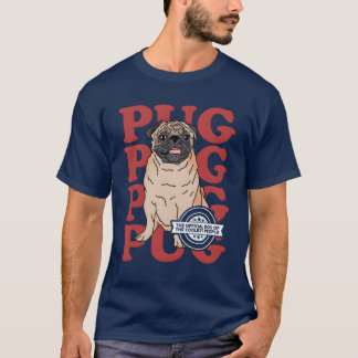 T-shirt Propriétaire du carlin Chien Ofhe Coolest Chiens C