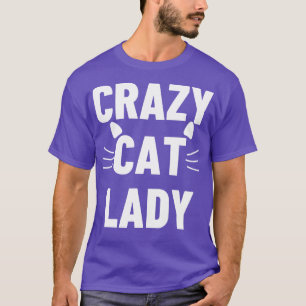 T-shirt Propriétaire du chat Lady Chat Amoureux des chats