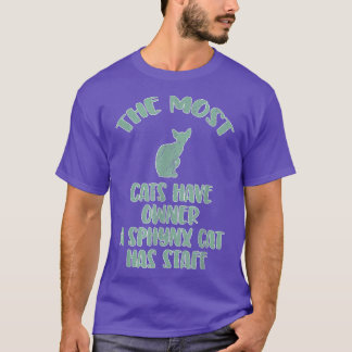 T-shirt Propriétaire du chat Sphyn