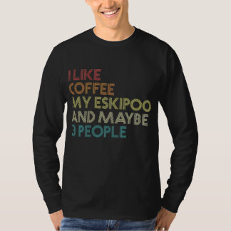 T-shirt Propriétaire du chien Eskipoo Citation amusante de