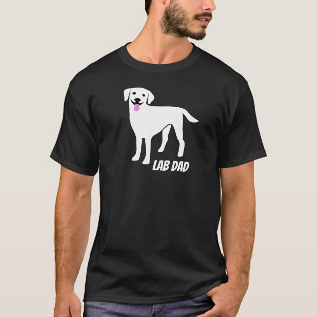 T-shirt Propriétaire du laboratoire papa Labrador Retrieve (Devant)