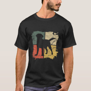 T-shirt Propriétaire du Labrador rétro circulaire Golden B