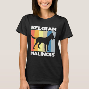 T-shirt Propriétaire Malinois belge Retro Chien Chien Chie
