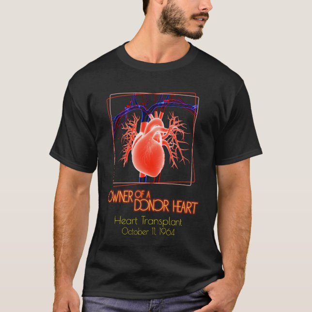 T-shirt Propriétaire personnalisable d'une transplantation (Devant)