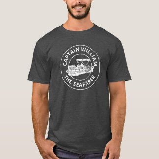 T-shirt Propriétaires de bateaux Pontoon personnalisés sty