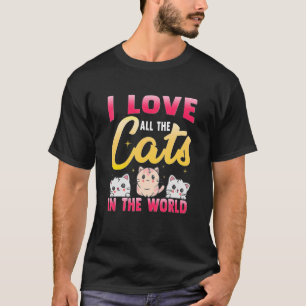 T-shirt Propriétaires De Chats Tous Les Chats Du Monde