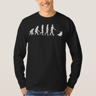 T-shirt Propriétaires de chiens Race de chien Évolution Po