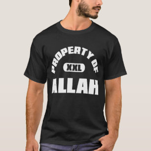 T-shirt Propriété D'Allah Islam Musulman Ramadan Kareem Mu