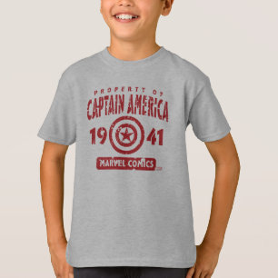 T-shirt Propriété de Captain America