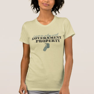 T-shirt propriété de gouvernement de jeu