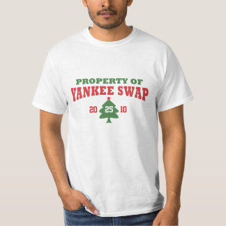 T-shirt Propriété de l'échange de Yankee - arbre de Noël