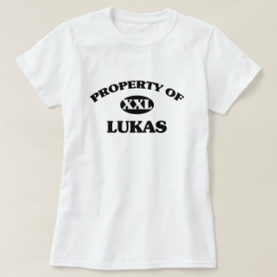 T-shirt Propriété de LUKAS