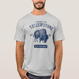 T-shirt Propriété de parc national de Yellowstone