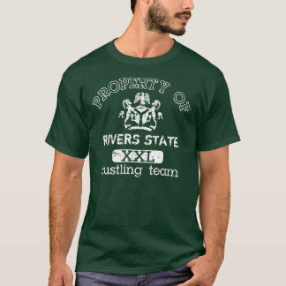 T-shirt Propriété d'équipe de hâte d'état de rivières