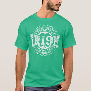T-shirt Propriété d'équipe potable irlandaise