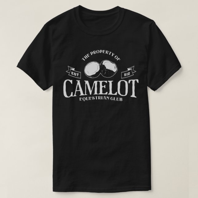 T-shirt Propriété Du Club Équestre Camelot (Design devant)
