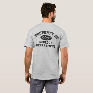 T-shirt Propriété Du Département De Géologie