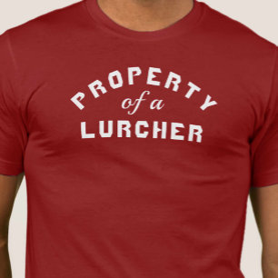 T-shirt Propriété d'un Lurcher
