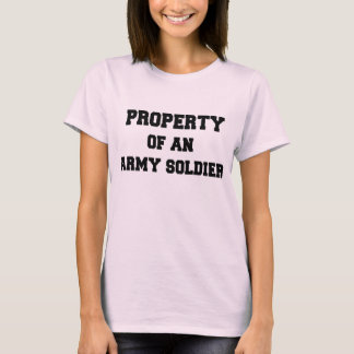 T-shirt Propriété d'une armée soldier3