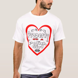 T-shirt Propriété d'une fille polonaise