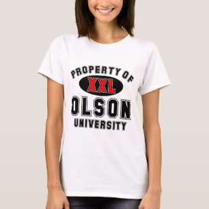 T-shirt Propriété d'université d'Olson