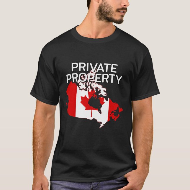 T-shirt Propriété privée Canada (Devant)