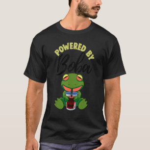 T-shirt Propulsé Par Boba Frog Femmes Boba Tea