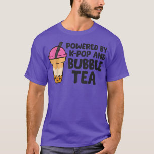 T-shirt Propulsé Par Du K-pop Et Du Thé Bubble