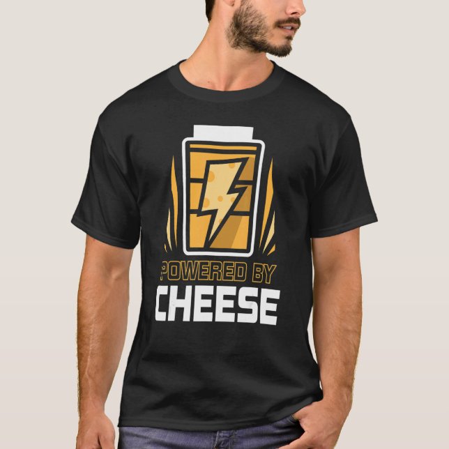 T-shirt Propulsé Par Fromage Cute Love Sayings (Devant)