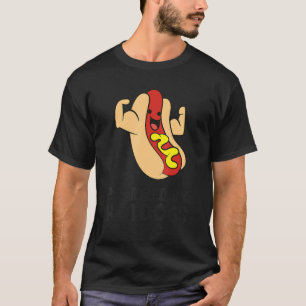 T-shirt Propulsé Par Hotdogs Hot Dog