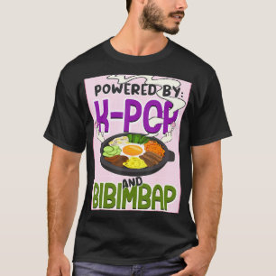 T-shirt Propulsé Par K Pop Et Bibimbap Kpop Finger Heart