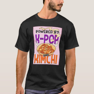 T-shirt Propulsé Par K Pop Et Kimchi Kpop Finger Heart