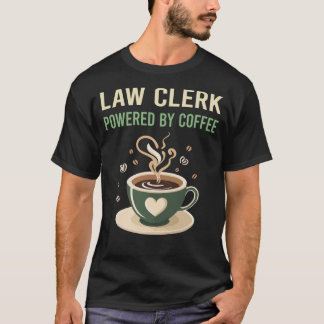 T-shirt Propulsé Par Le Greffier Du Café
