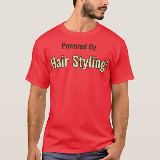 T-shirt Propulsé Par Le Style Des Cheveux
