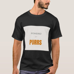 T-shirt Propulsé par Purrs Amoureux de Chats Mignons