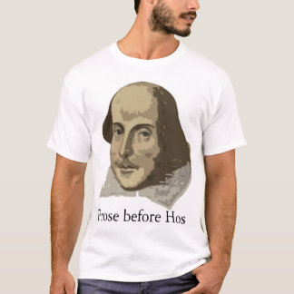 T-shirt prose avant des hos