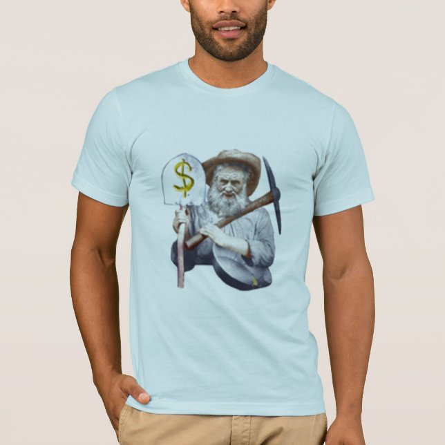 T-shirt prospecteur de l'ancien temps (Devant)