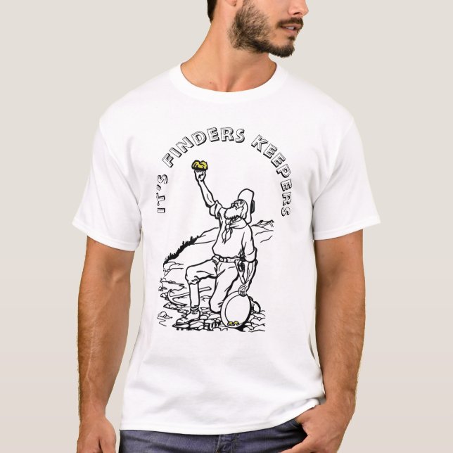 T-shirt Prospecteur Or de l'Antiquité (Devant)