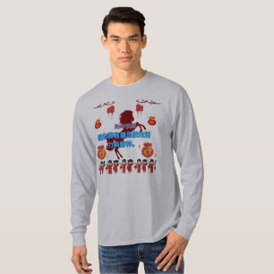 T-shirt Prospérité en fleurs gris