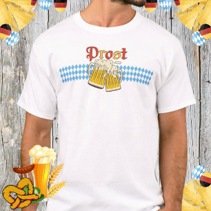 T-shirt Prost Oktoberfest Bière Design Vibes de la fête ba