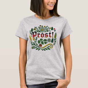 T-shirt Prost Oktoberfest Festival allemand de la bière