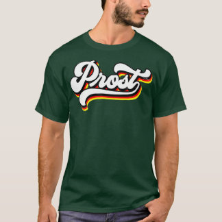 T-shirt Prost Oktoberfest Retro Bavarian Munich Allemand B