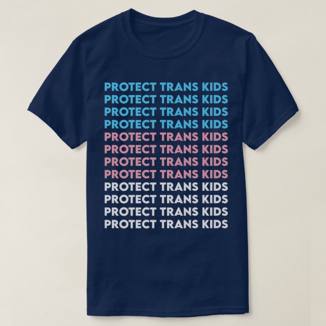 T-shirt Protect Trans Kids (Design devant)