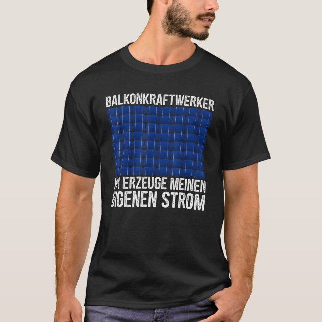 T-shirt Protection de la nature Balcon Powerworker Photovo (Devant)