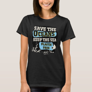 T-shirt Protection de l'océan Sauvegarder les océans Garde