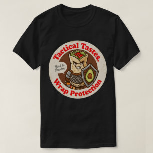 T-shirt Protection d'emballage Burrito de combat drôle