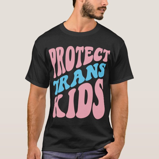 T-shirt PROTECTRANS KIDS family retro (Devant)