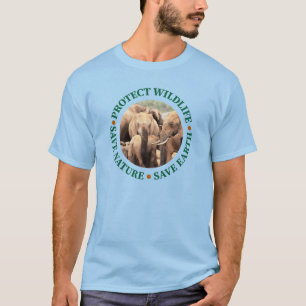 T-shirt Protéger la faune, sauver la nature, sauver la ter