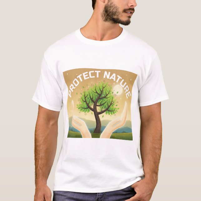 T-shirt Protéger la nature - Arbre mystique de la vie (Devant)